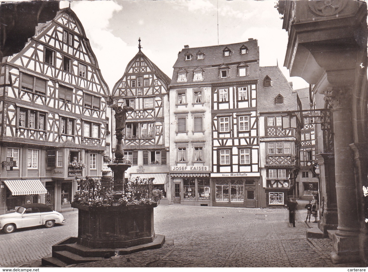 Allamagne,HOTEL DREI KONIGE ,krolikowski,bernkastel-k Ues,mosel,josef Kaiser ,kleine Markthalle,pharmacie,rare - Bernkastel-Kues