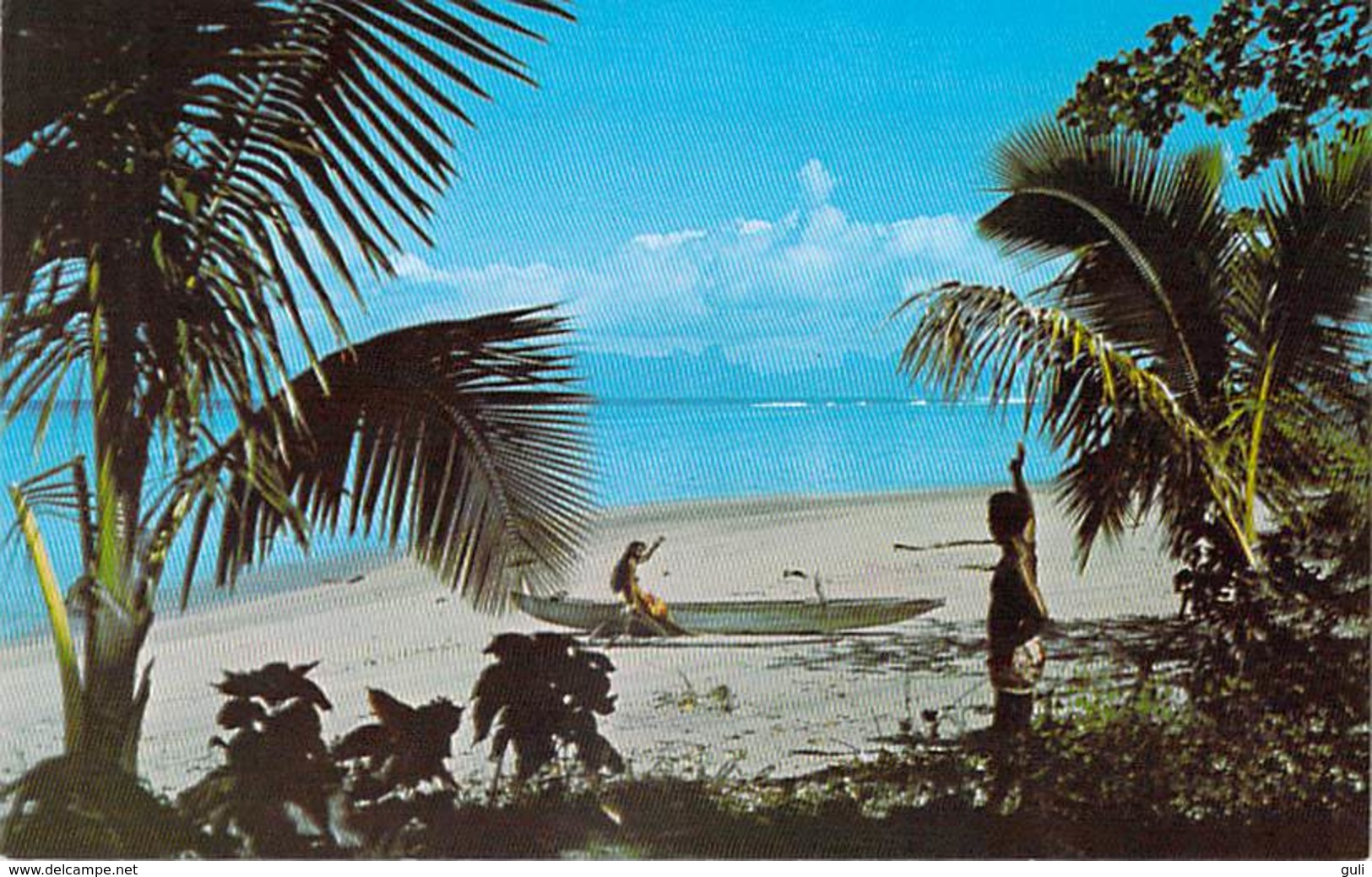 Polynésie Française La Plage De PUNAAUIA  (A)  ( Photo Cinema Papeete  / Afo Giau)* PRIX FIXE - Polynésie Française