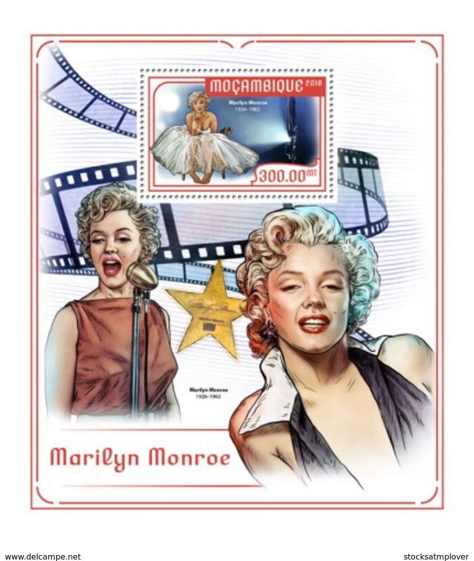 Mozambique  2018   Marilyn Monroe  S201804 - Mozambique