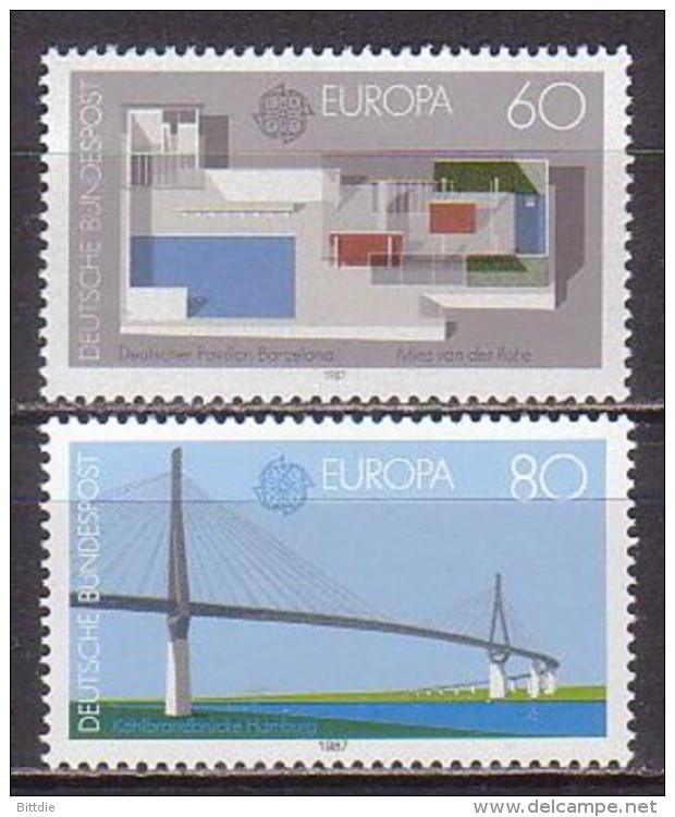 Europa/Cept , BRD 1321/22 , Xx  (H 62) - 1987