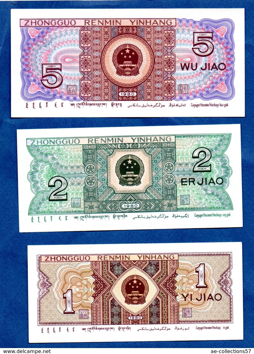 Chine / Lot De 3 Billets - Chine