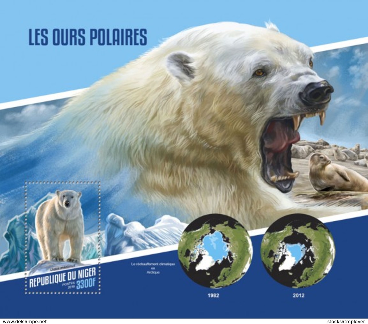 NIGER 2018 Polar Bears S201804 - Niger (1960-...)