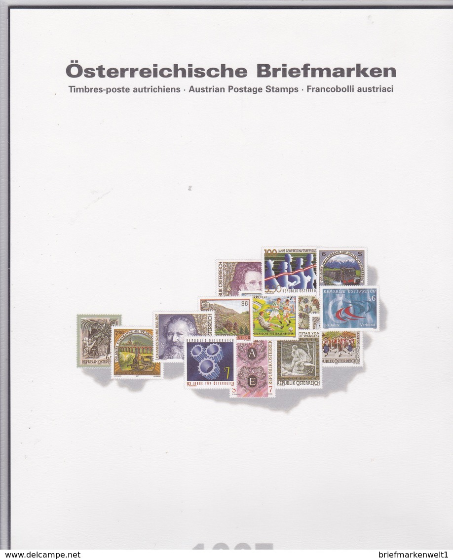 Österreich, Jahresmappe 1997, Gest. (M 129) - Ganze Jahrgänge