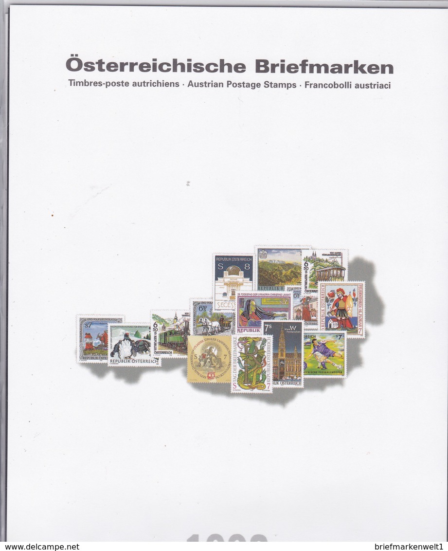 Österreich, Jahresmappe 1998, Gest. (M 130) - Ganze Jahrgänge