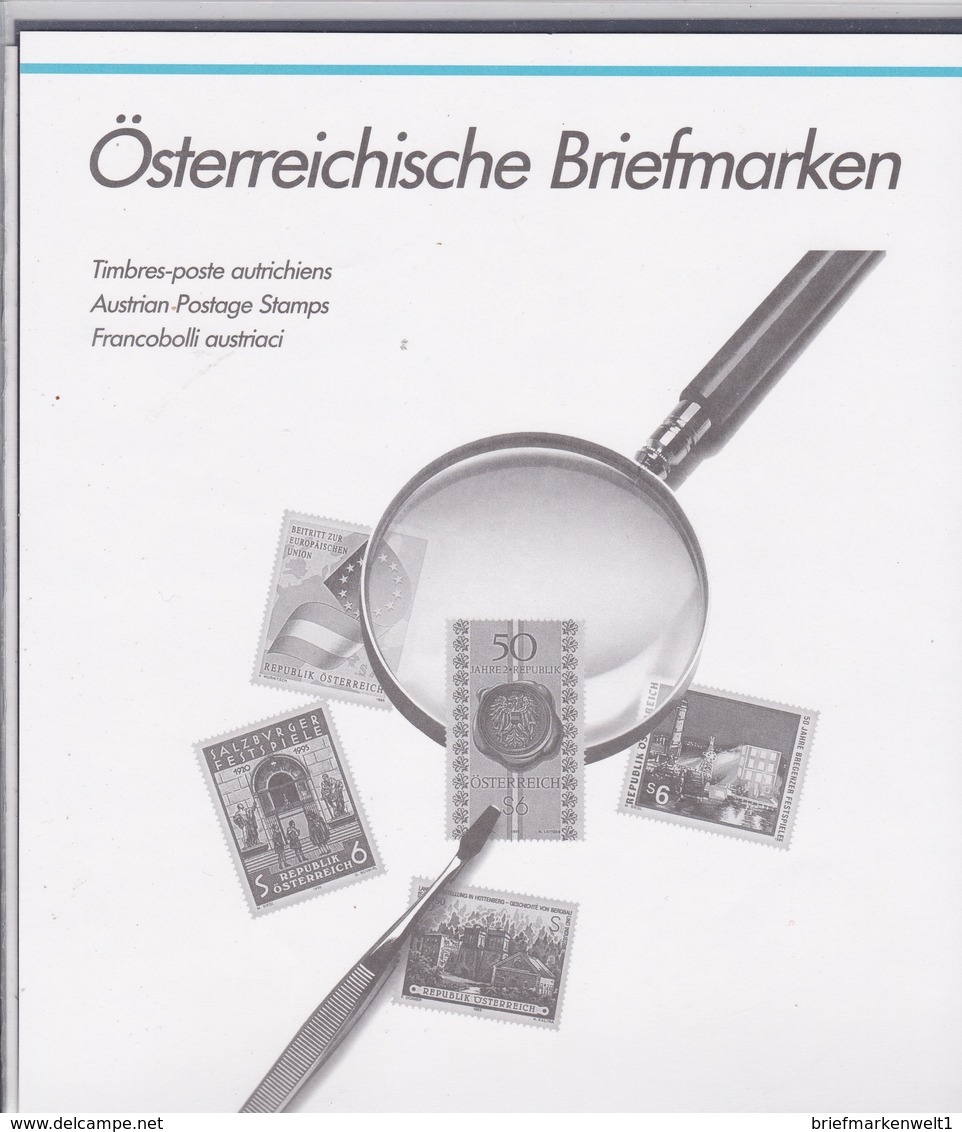 Österreich, Jahresmappe 1995, Gest. (M 134) - Ganze Jahrgänge