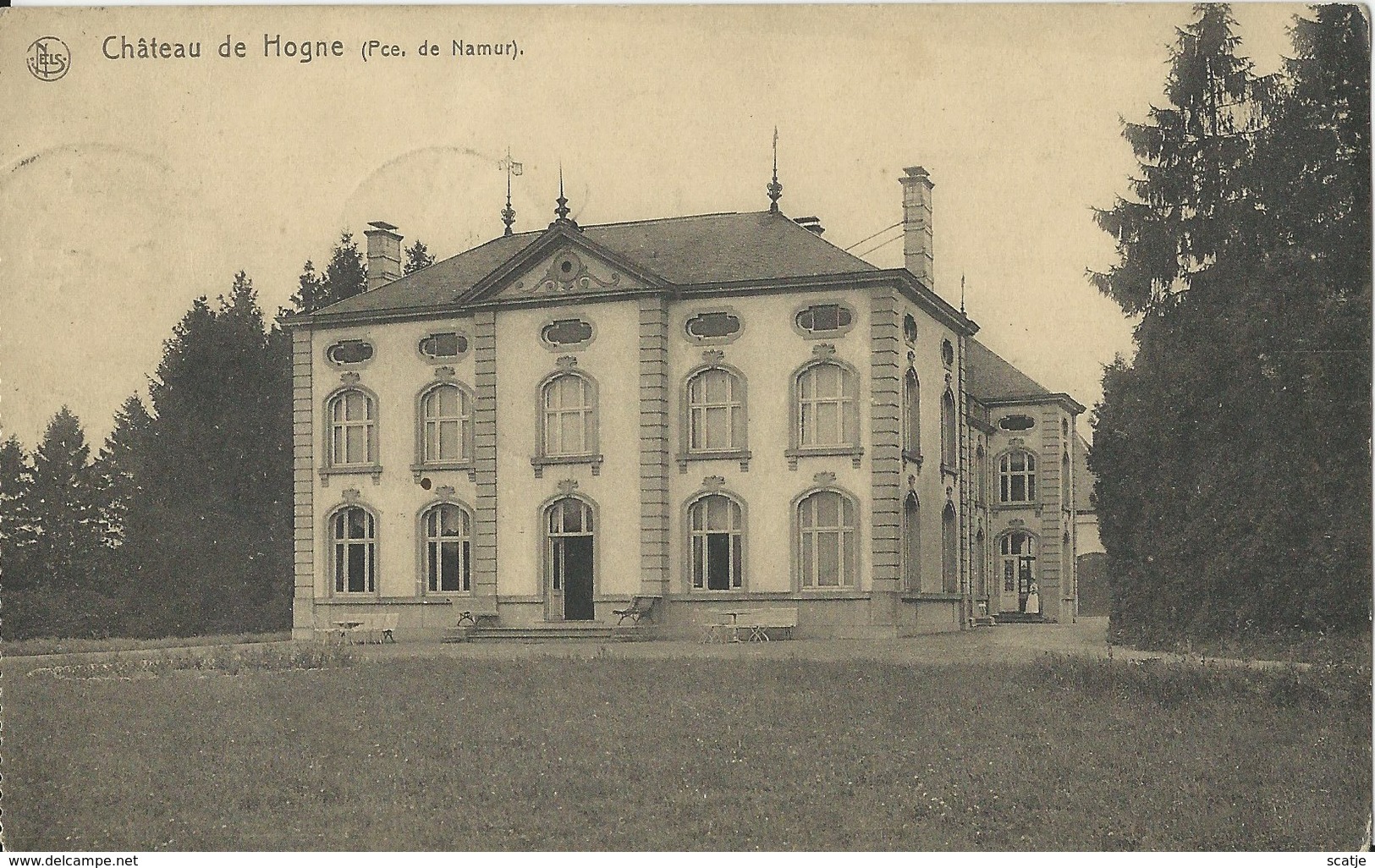 Château  De Hogne   (Namur)   -   1914   Antoing  Naar  Hainaut - Somme-Leuze