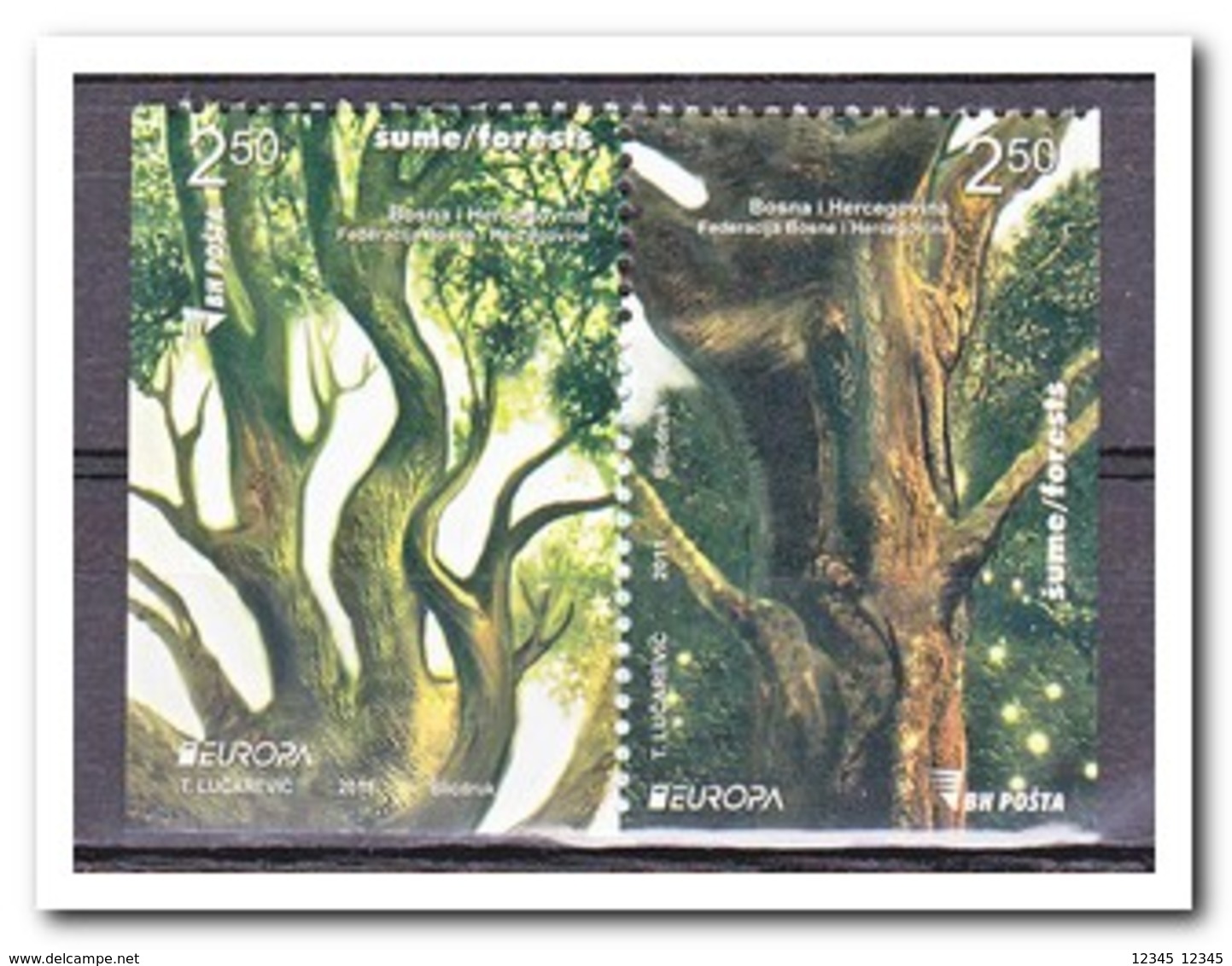 Bosnië & Herzegovina 2011, Postfris MNH, Europe, Cept, Trees - Bosnië En Herzegovina