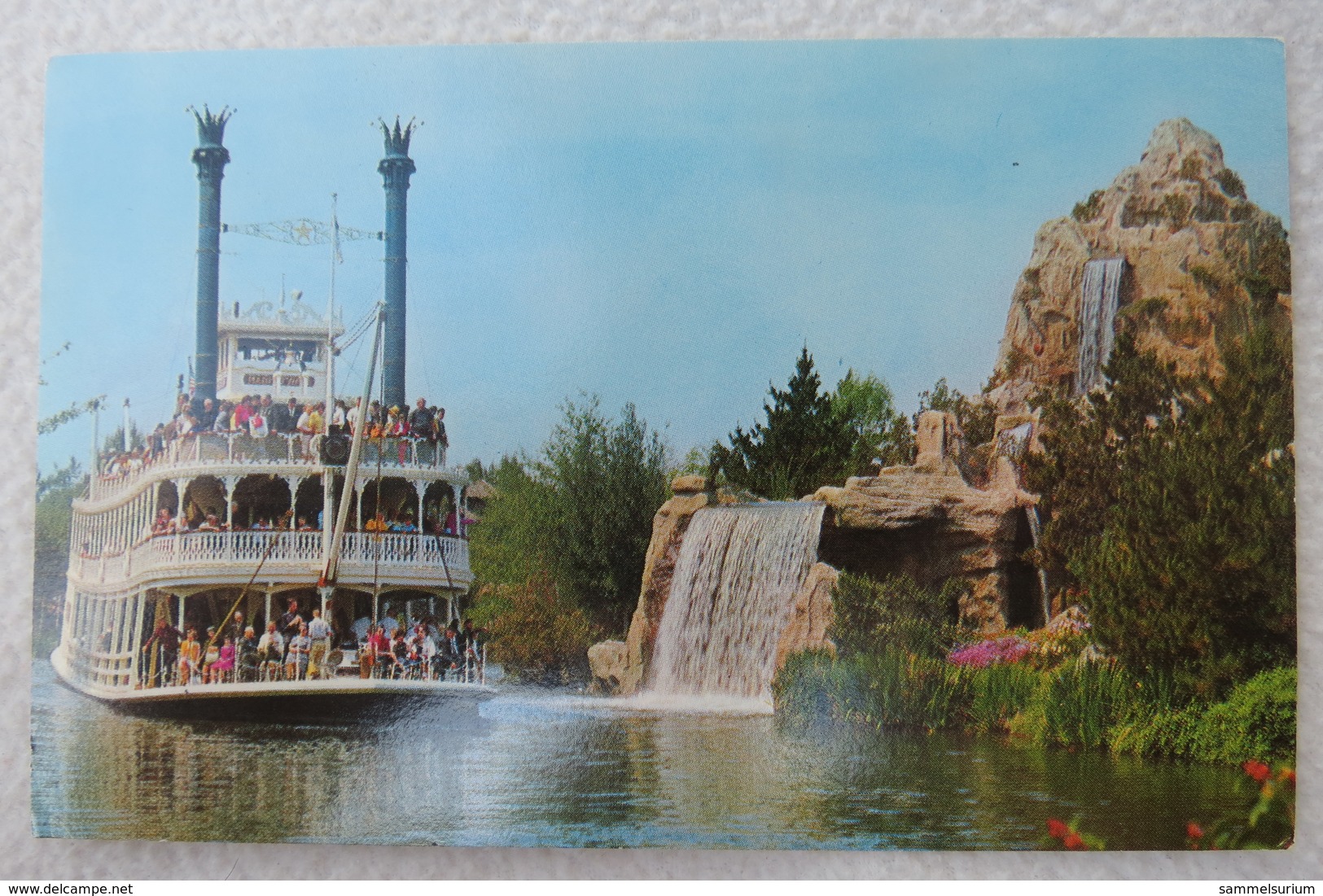 (10/2/38) AK "Disneyland" Mark Twain Steamboat - Anaheim