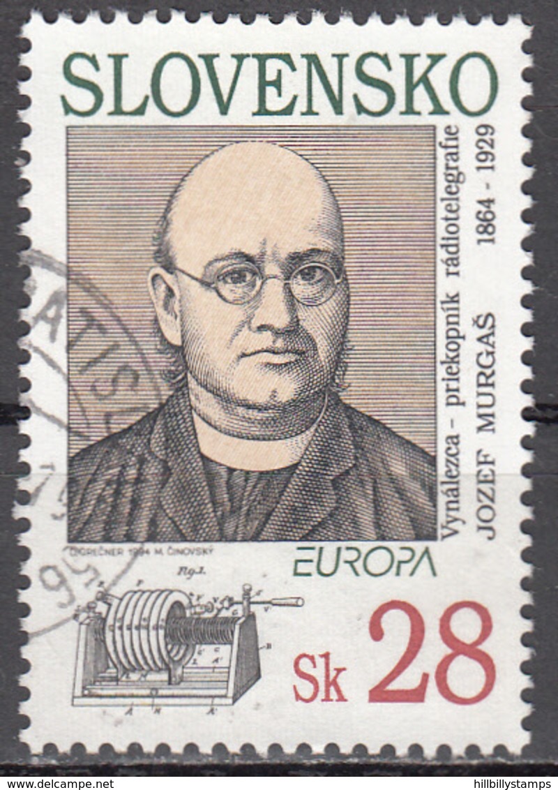 SLOVAKIA    SCOTT NO.  180    USED    YEAR  1994 - Oblitérés