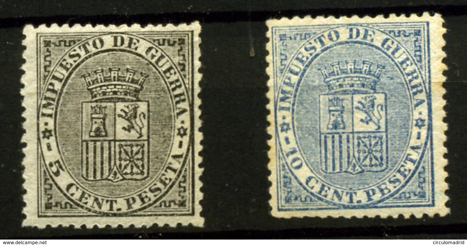España Nº 141/2. Año 1874 - Unused Stamps