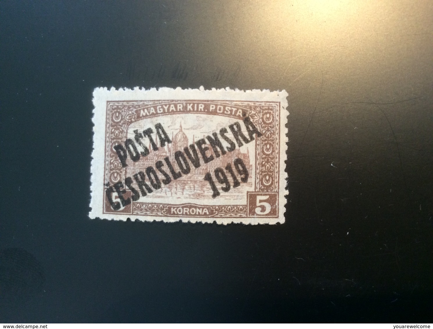 1919 Yv. 93 * Signé Scheller „POSTA CESKOSLOVENSKA“ Sur Hongrie (Tchécoslovaquie Czechoslovakia Tschechoslowakei - Ungebraucht