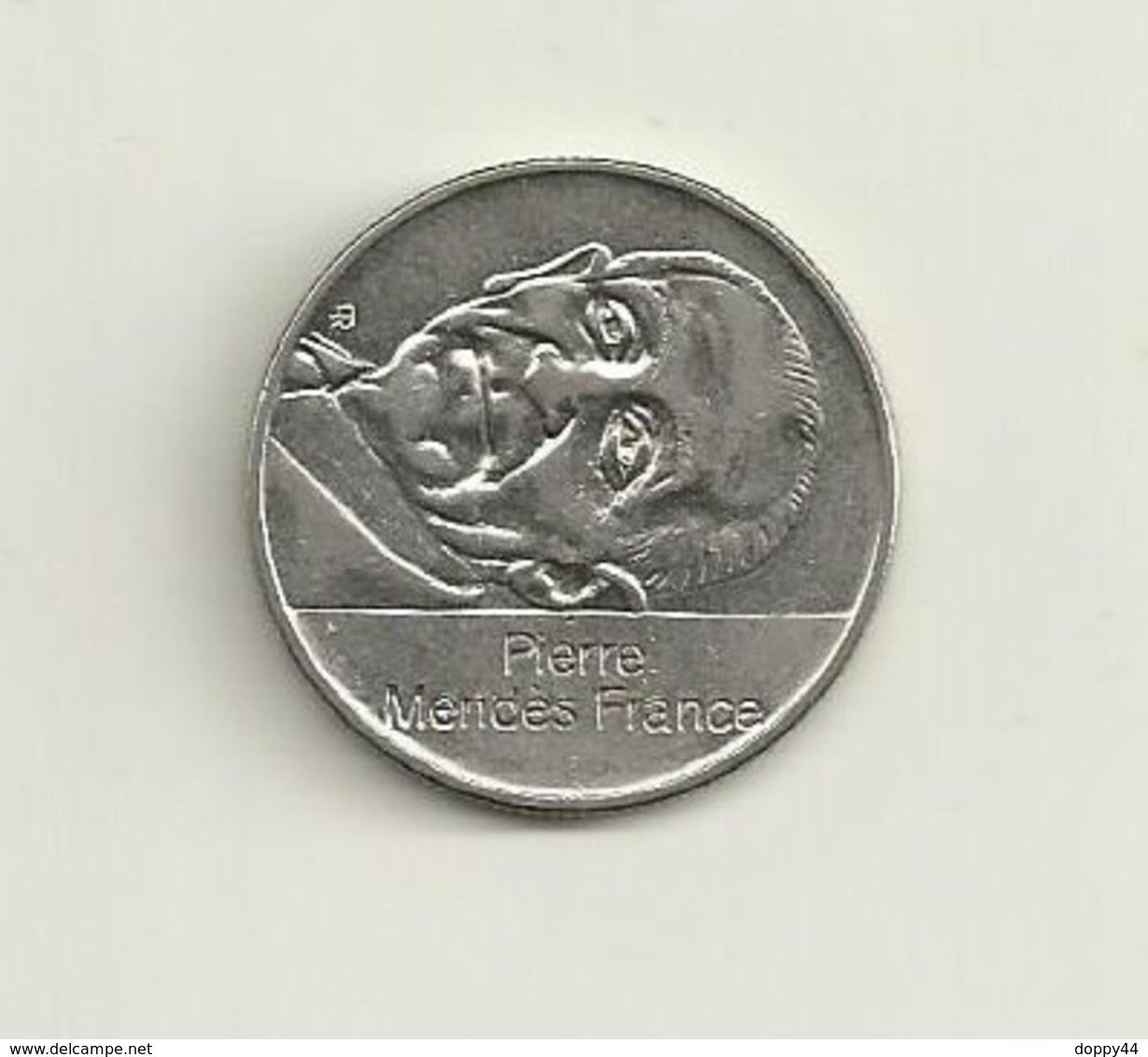 PIECE 5 FRANCS PIERRE MENDES FRANCE   1992 AYANT CIRCULEE - Autres & Non Classés