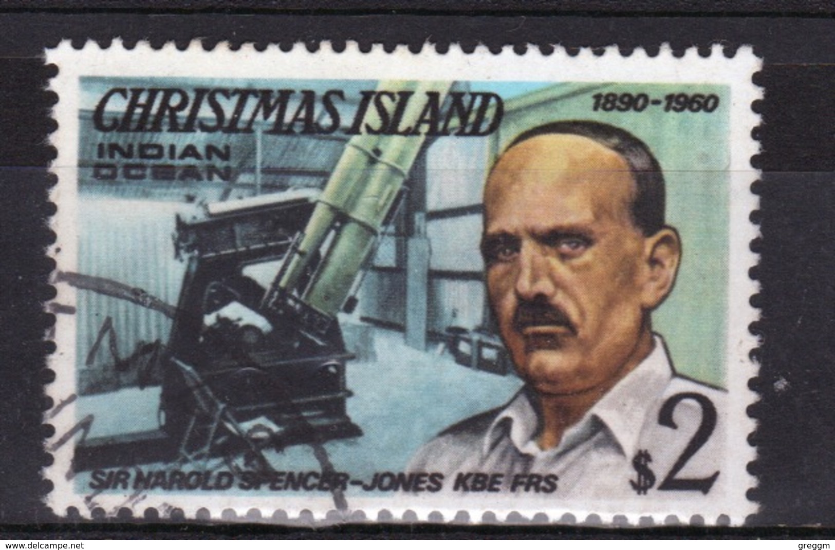 Christmas Island  2 Dollar Stamp From 1977 Set. This Stamp Is In Fine Used Condition - Christmas Island
