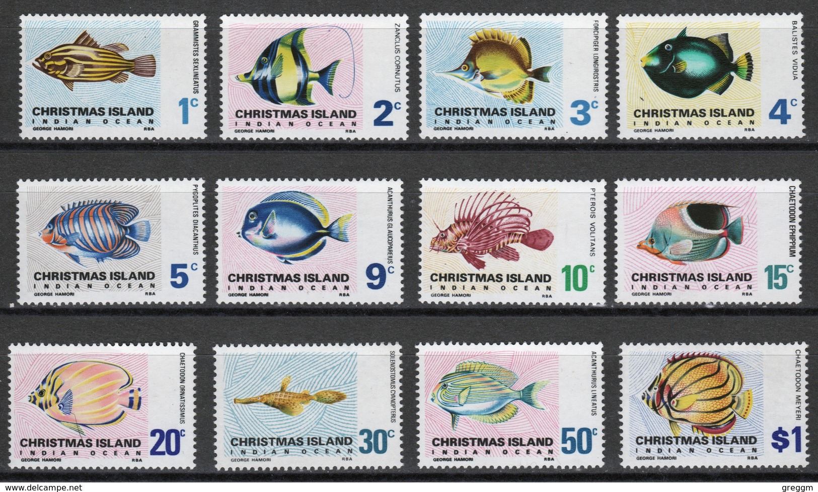 Christmas Island  Set Of Stamps To Celebrate Fish 1968.  This Set Is In Unmounted Mint Condition - Christmaseiland