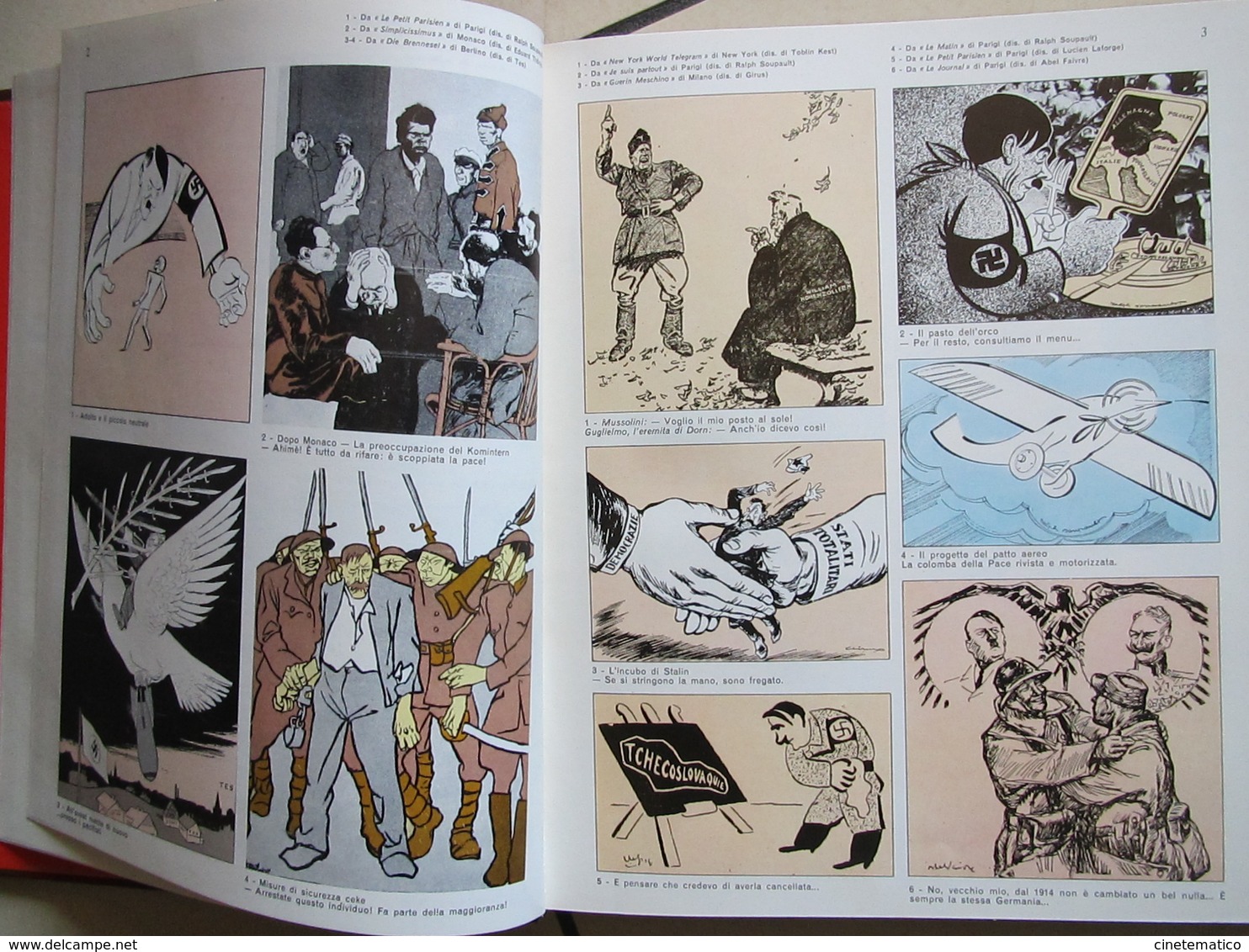 Libro/book/livre/buch "La Caricatura Internazionale Durante La Seconda Guerra Mondiale" - Guerra 1939-45