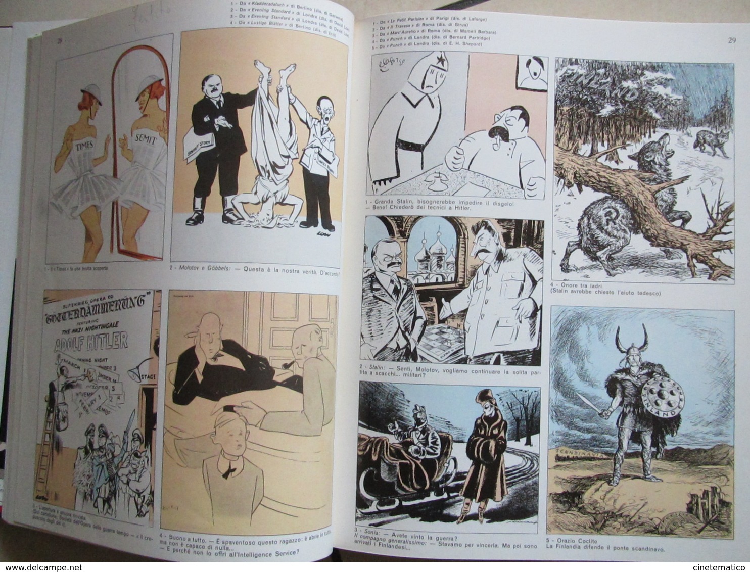 Libro/book/livre/buch "La Caricatura Internazionale Durante La Seconda Guerra Mondiale" - Guerra 1939-45