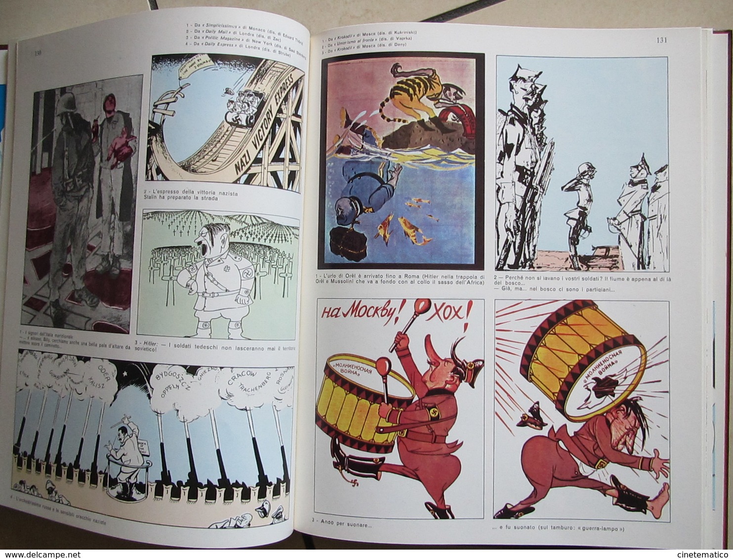 libro/book/livre/buch "La caricatura internazionale durante la seconda guerra mondiale"