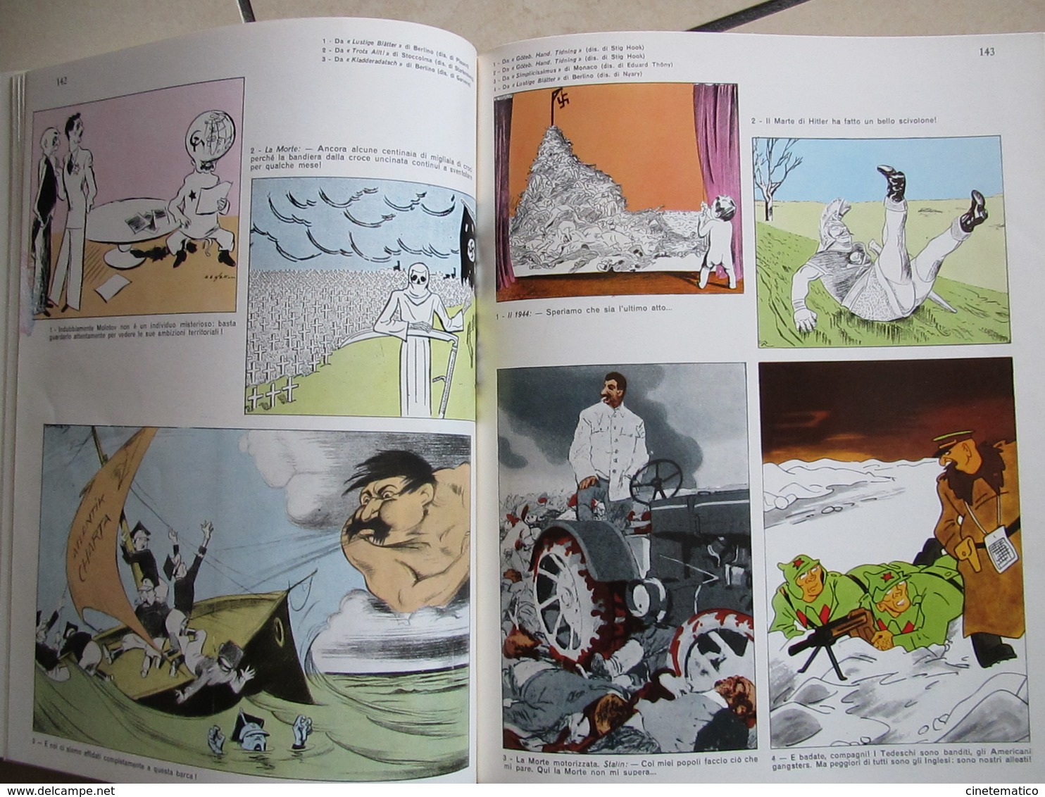 libro/book/livre/buch "La caricatura internazionale durante la seconda guerra mondiale"