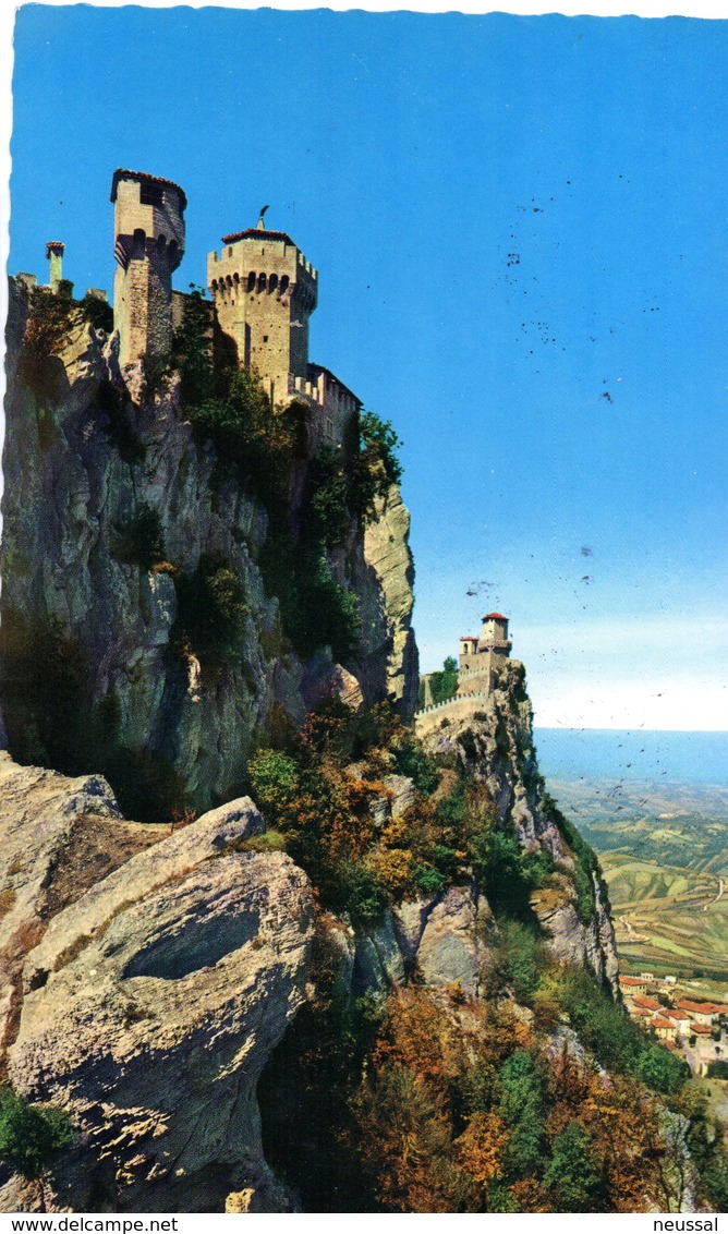 Tarjeta Postal De San Marino De 1969 Circulada - San Marino