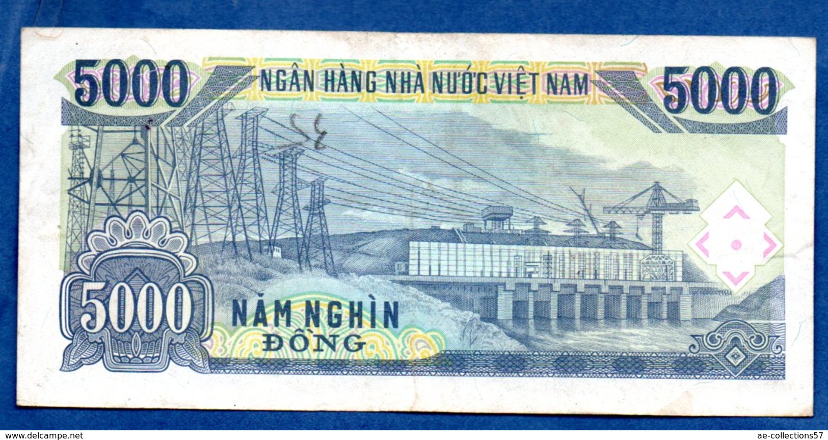 VIETNAM / Pick 108 / 5000 Dong  1991 / TB+ - Vietnam