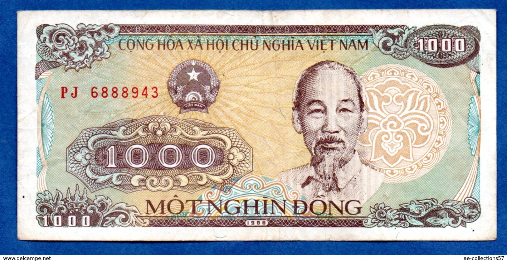 VIETNAM / Pick 106 / 1000 Dong  1988 / TB+ - Viêt-Nam