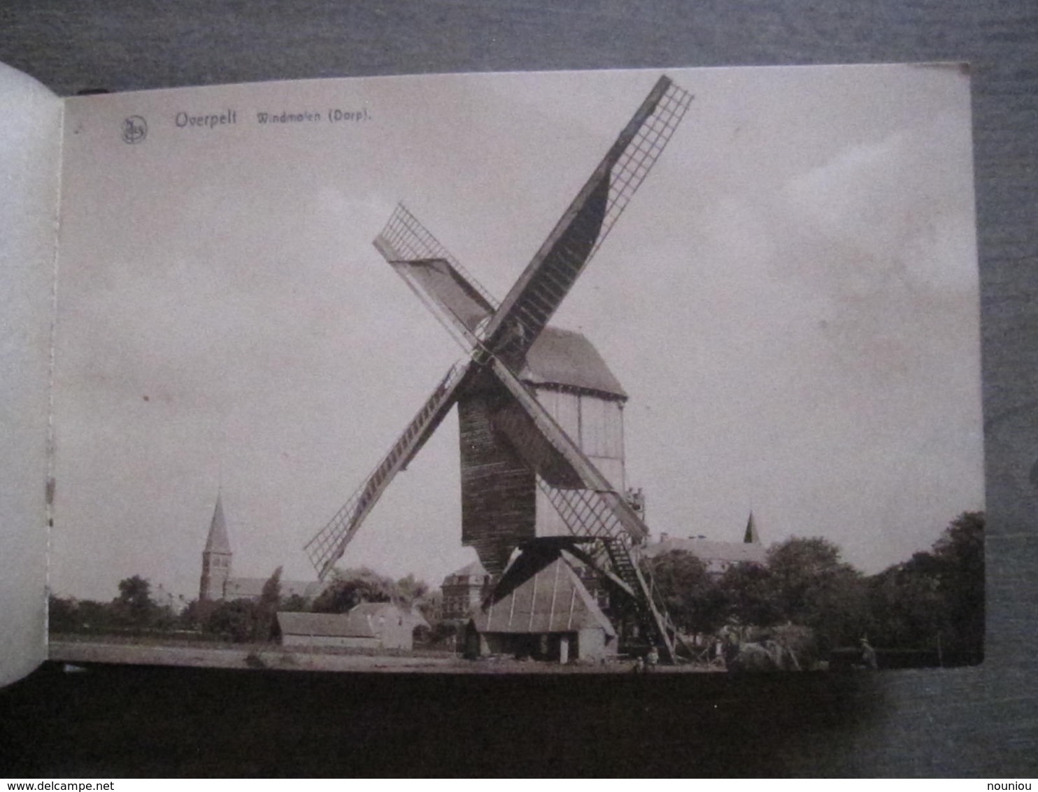 Rare Carnet 7 Cpa Overpelt - Nels - Bemvaartmolen Moulin Windmolen Vakschool Standbeel Der Gesneuvelden - Overpelt