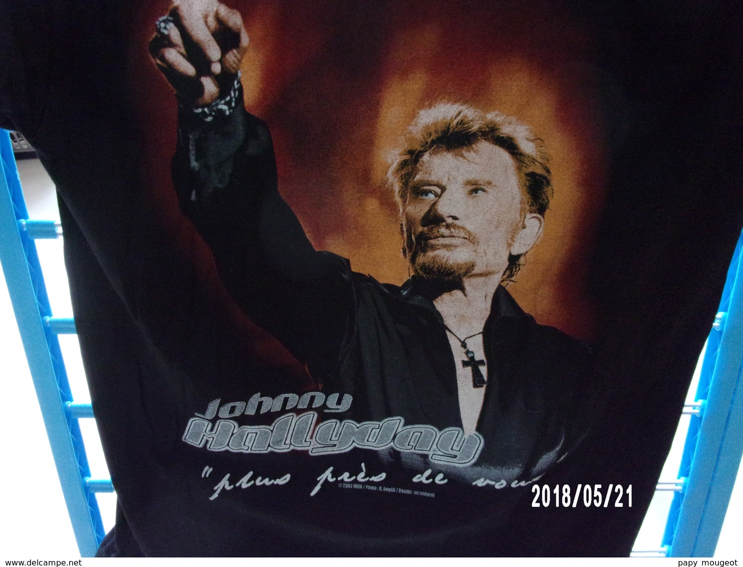 Johnny Hallyday - Tee Shirt 2002-2003 - Objets Dérivés