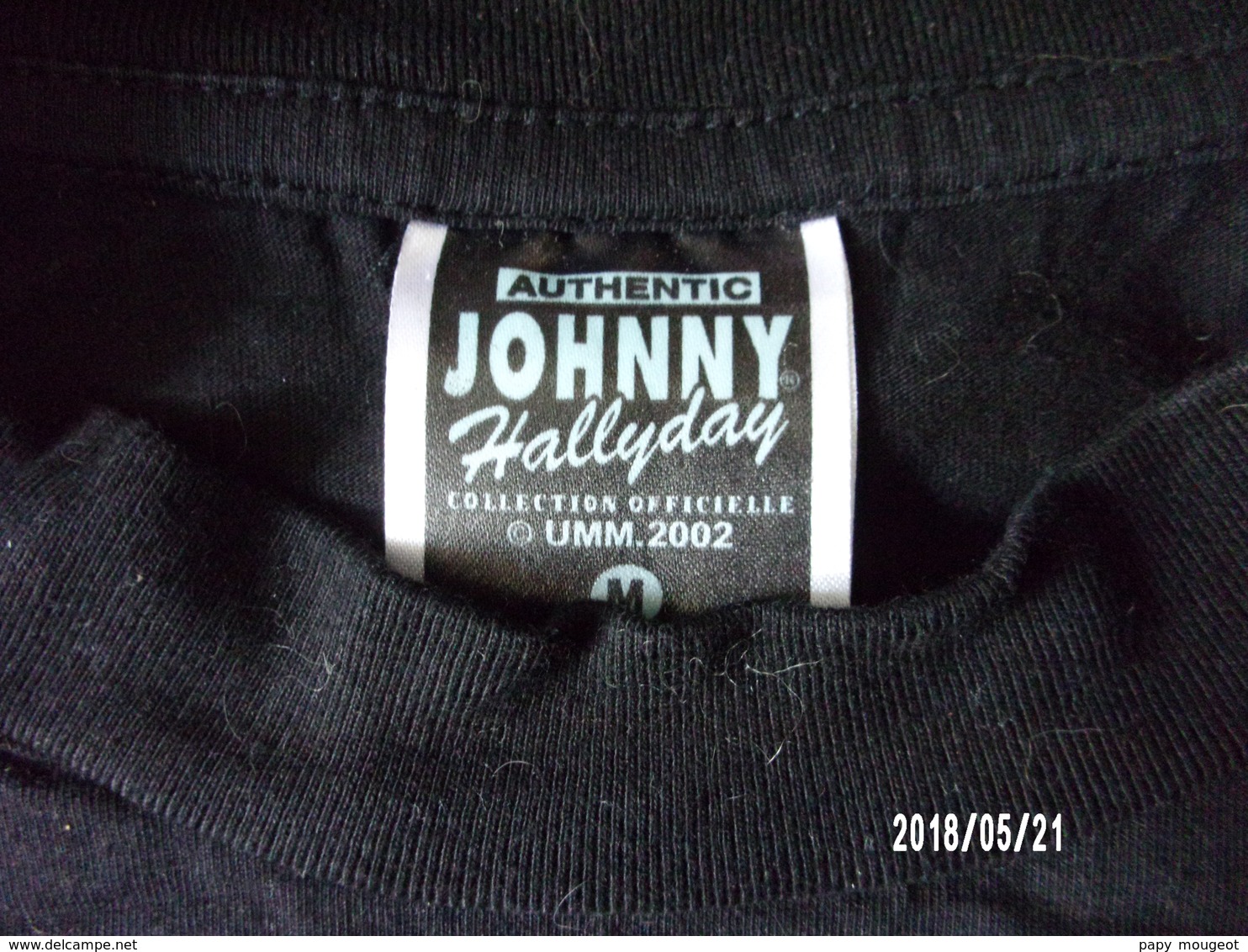 Johnny Hallyday - Tee Shirt 2002-2003 - Objets Dérivés