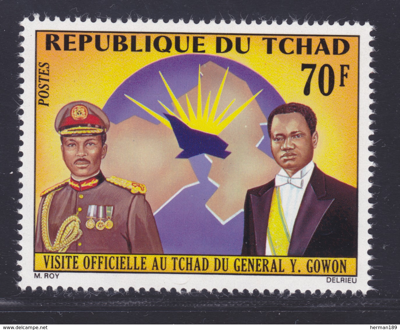 TCHAD N°  274 ** MNH Neuf Sans Charnière, TB (D7303) Visite Du Général Gowon - Tchad (1960-...)