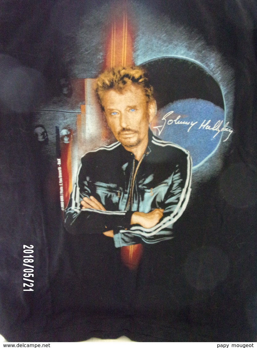 Johnny Hallyday - Tee Shirt 2003 - Objets Dérivés