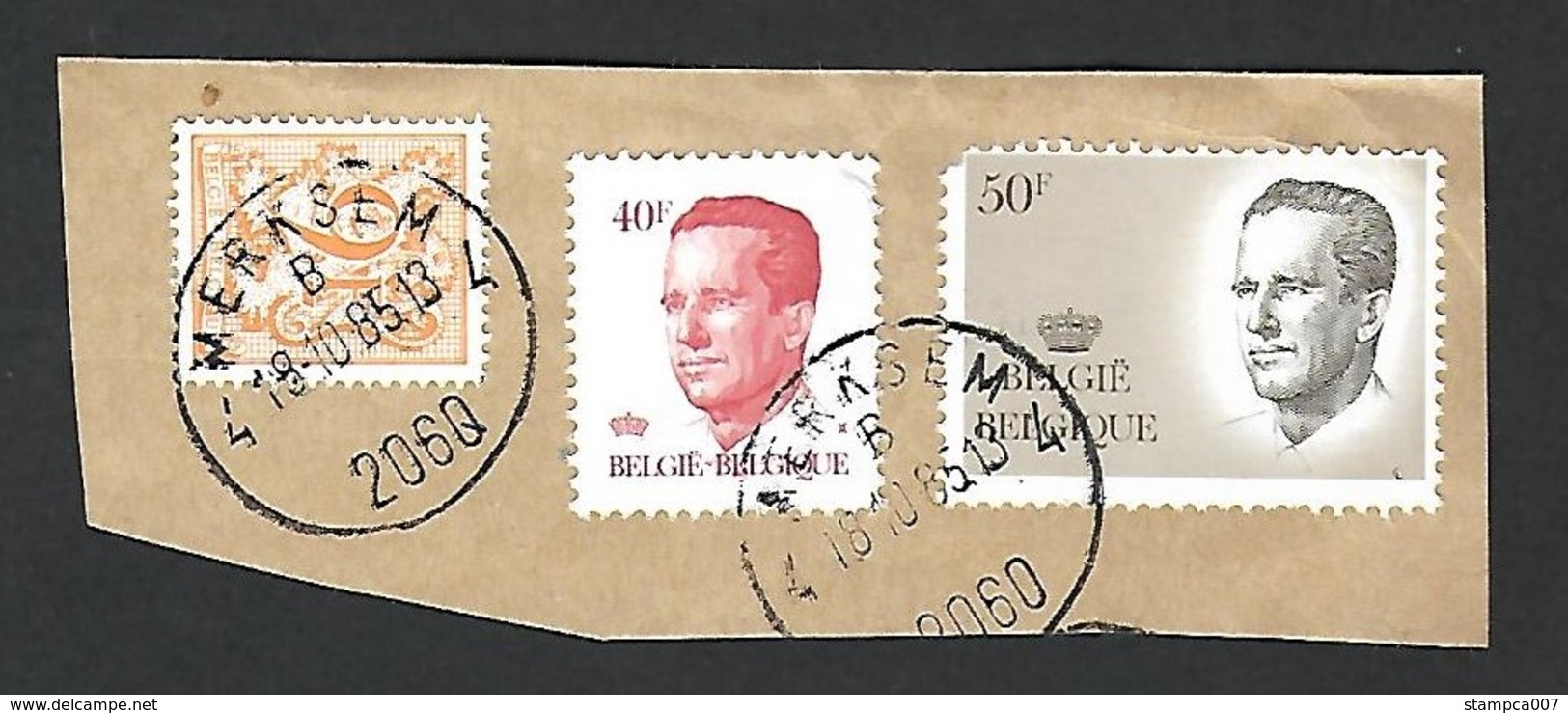 OCB Nr 2127 King Roi Koning Boudewijn Baudouin Velghe Centrale Stempel Merksem - Verplaatsing Naar Boven 2nd Choise - Non Classés