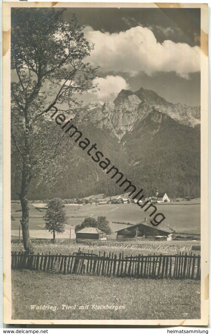 Waidring - Steinberge - Foto-Ansichtskarte - Verlag Jos. Kienpointner Waidring - Waidring