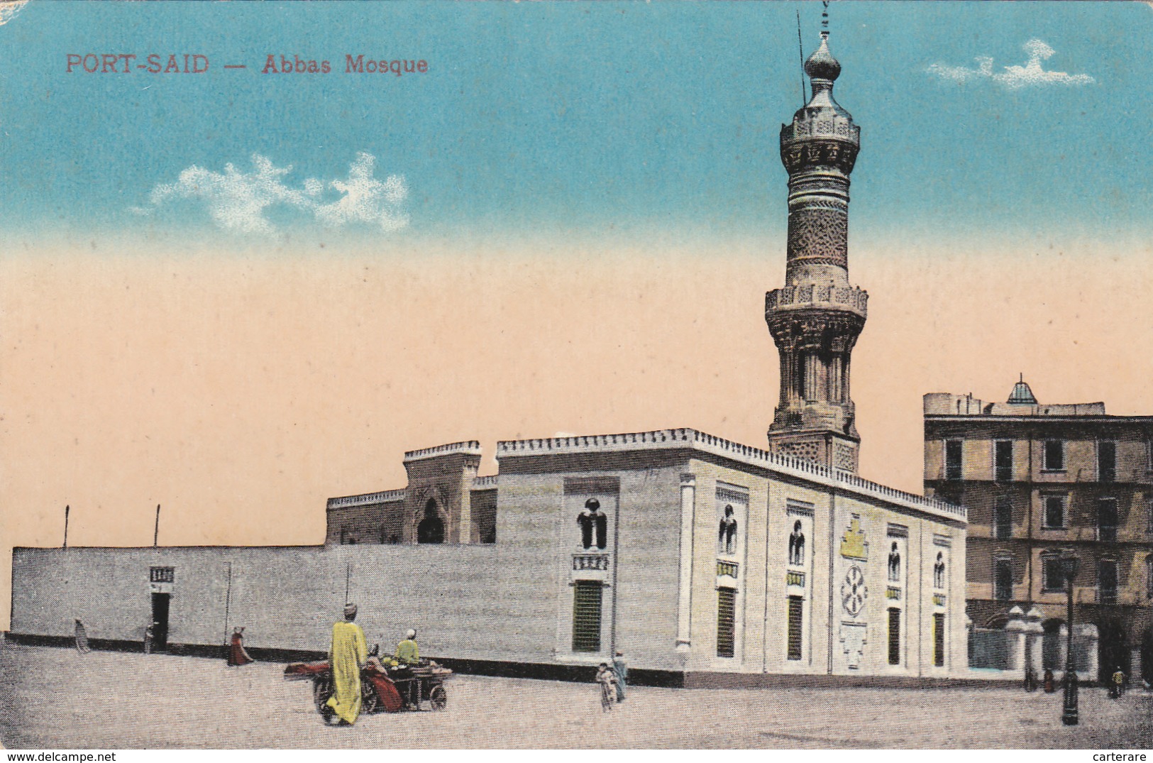 AFRIQUE,AFRICA,AFRIKA,égypte,EGYPT ,PORT SAID En 1924,PRES CANAL SUEZ,Mosquée,temple Abbas - Port Said