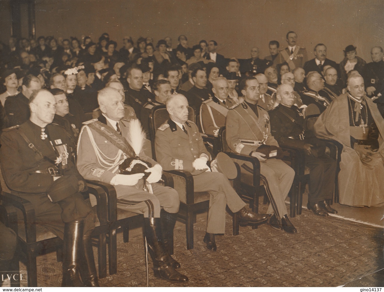 Foto Originale RE VITTORIO EMANUELE III Spettacolo Teatrale Risorgimento TORINO - Persone Identificate