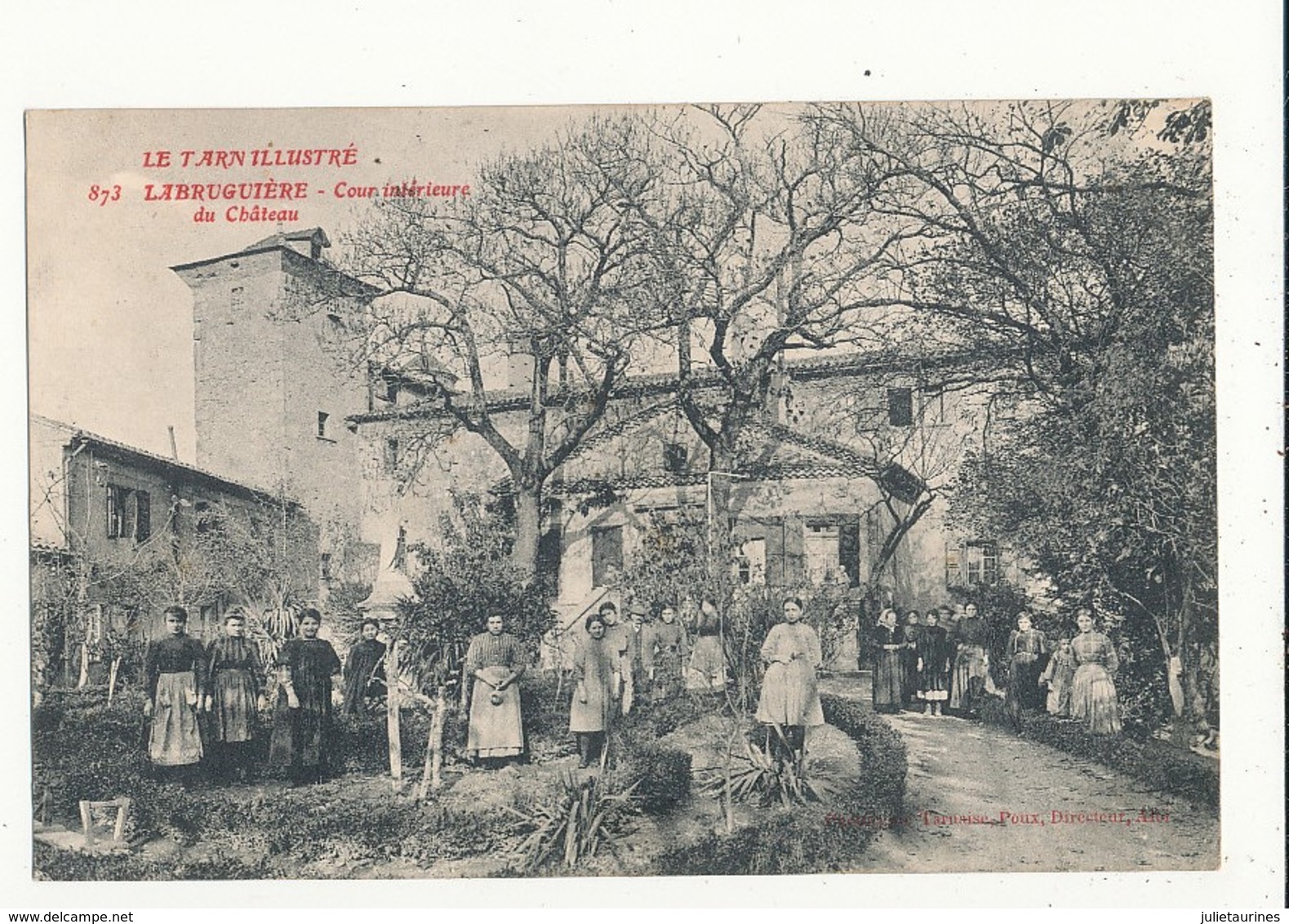 81 LABRUGUIERE COUR INTERIEURE DU CHATEAU - Labruguière