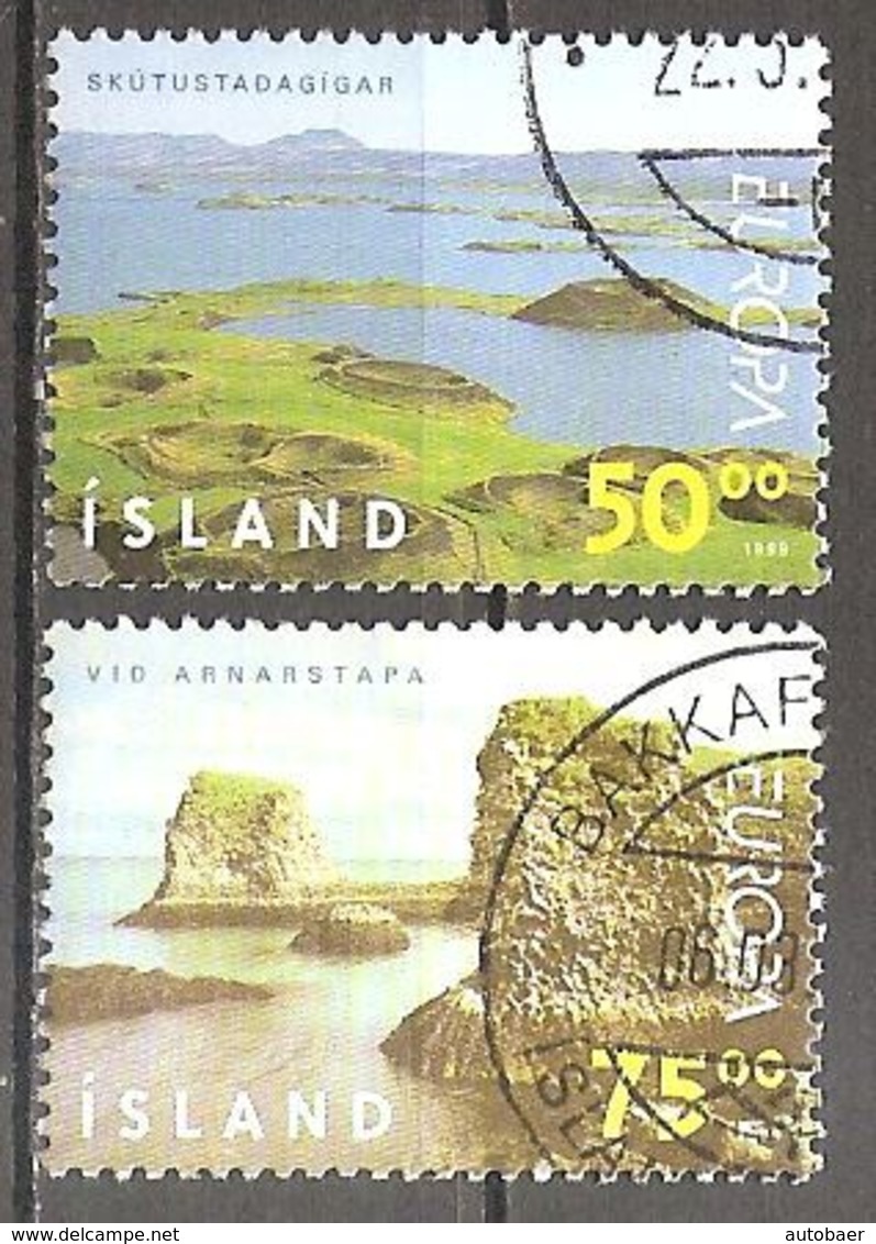 Iceland Island Islande 1999 Europa Cept Michel 913-14 Used Obliteré Gestempelt Oo Cancelled - 1999