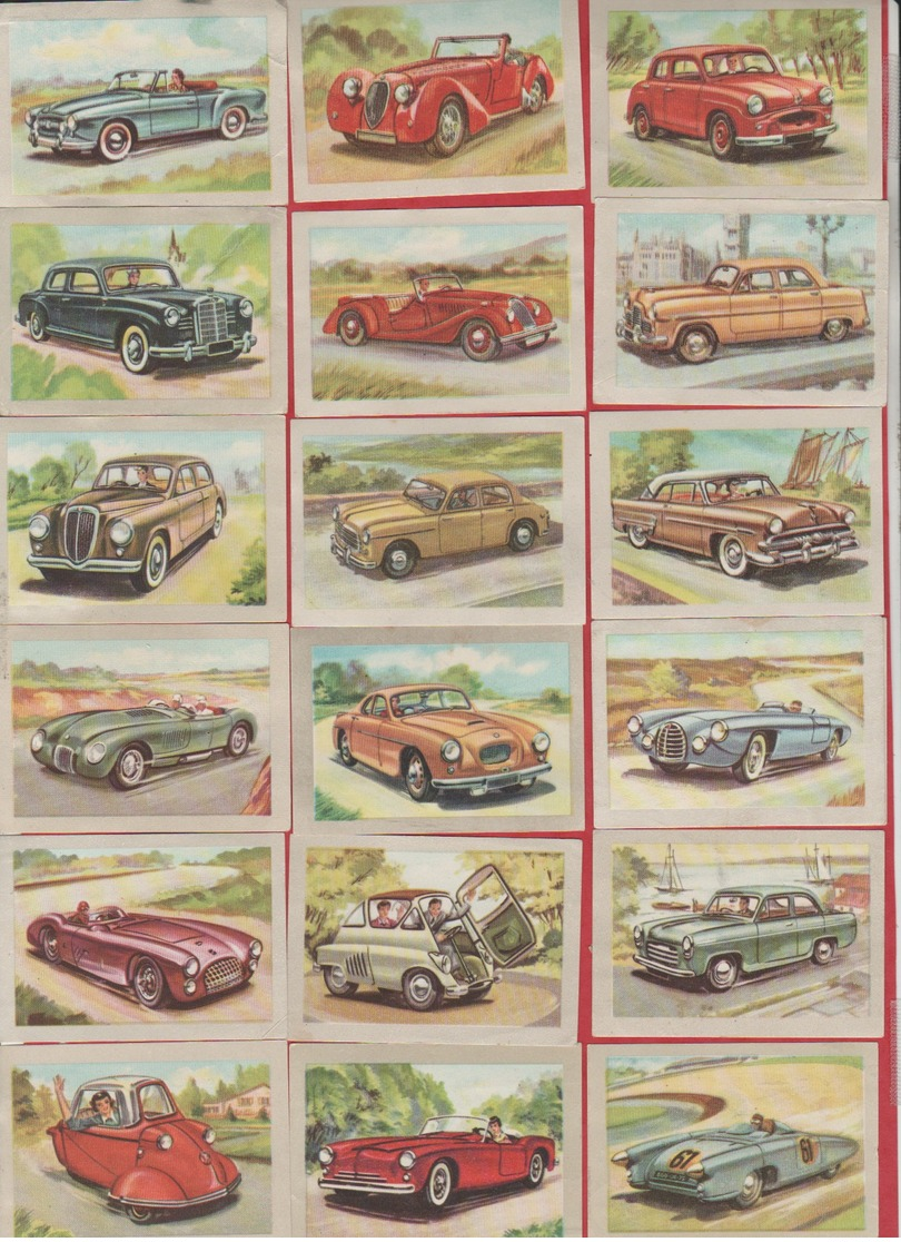 Chocolat Jacques  - 1954 - Série  Auto - DIVERS LOT De 80 VUES - Réf  Lot 4 - Auto's