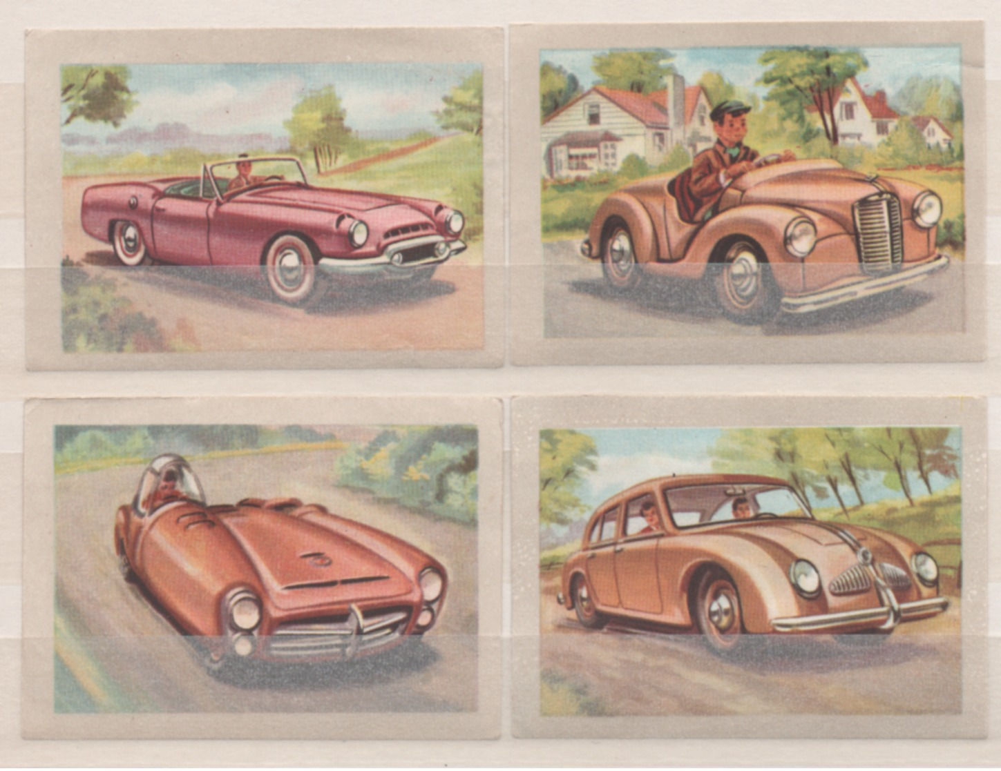 Chocolat Jacques  - 1954 - Série  Auto - DIVERS LOT de 80 VUES - Réf  Lot 4