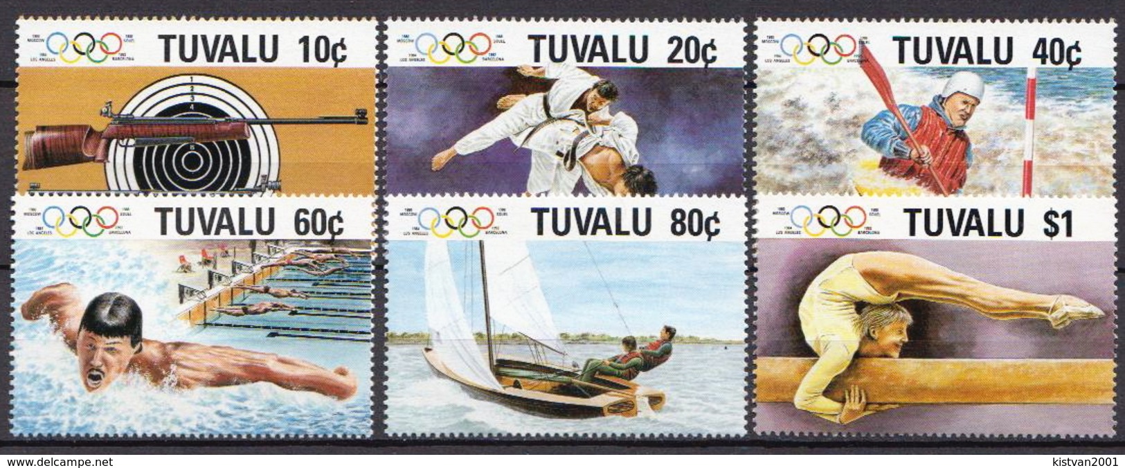 Tuvalu MNH Set - Summer 1988: Seoul