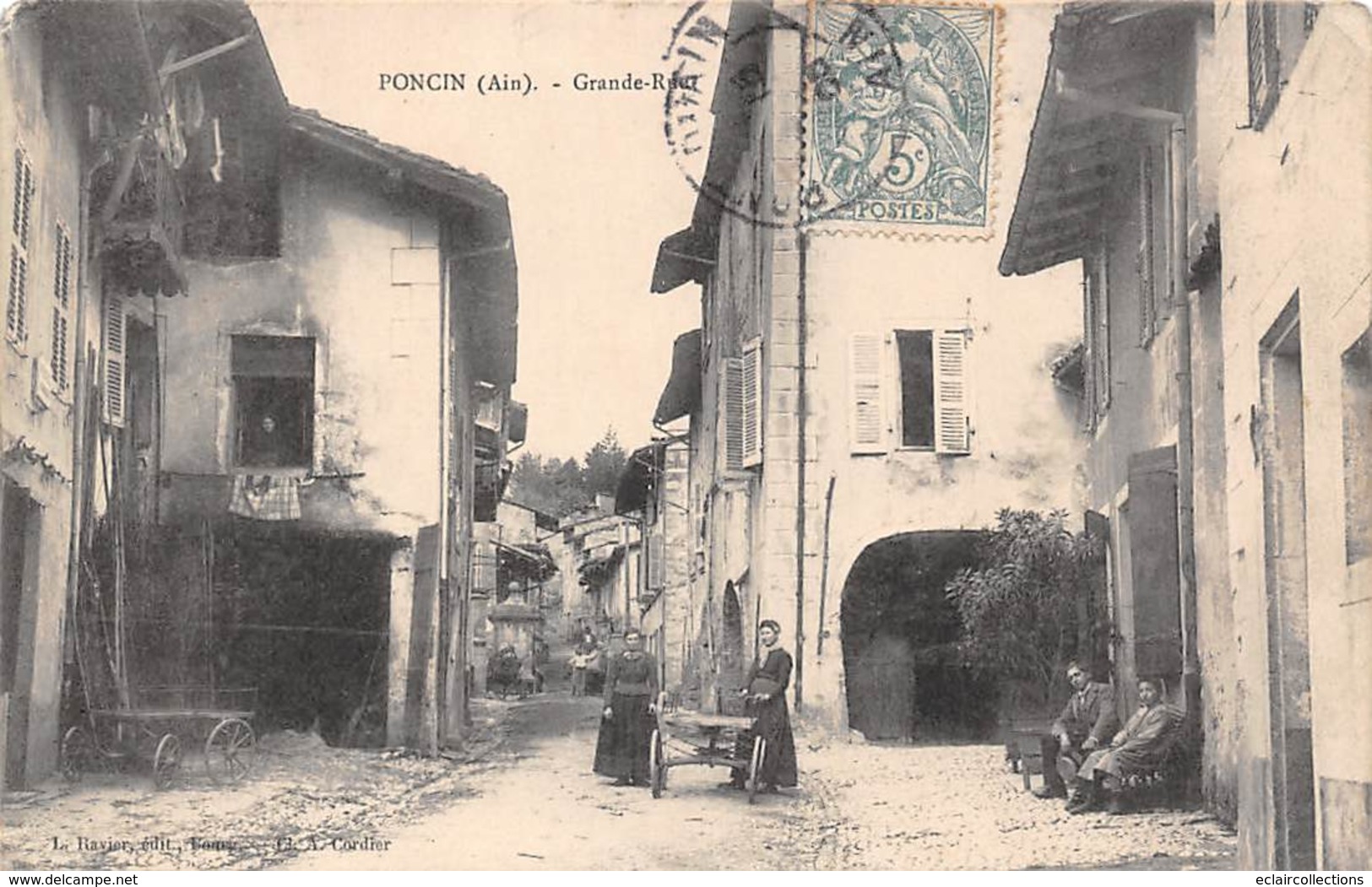 Poncin      01         Grande Rue            (voir Scan) - Ohne Zuordnung