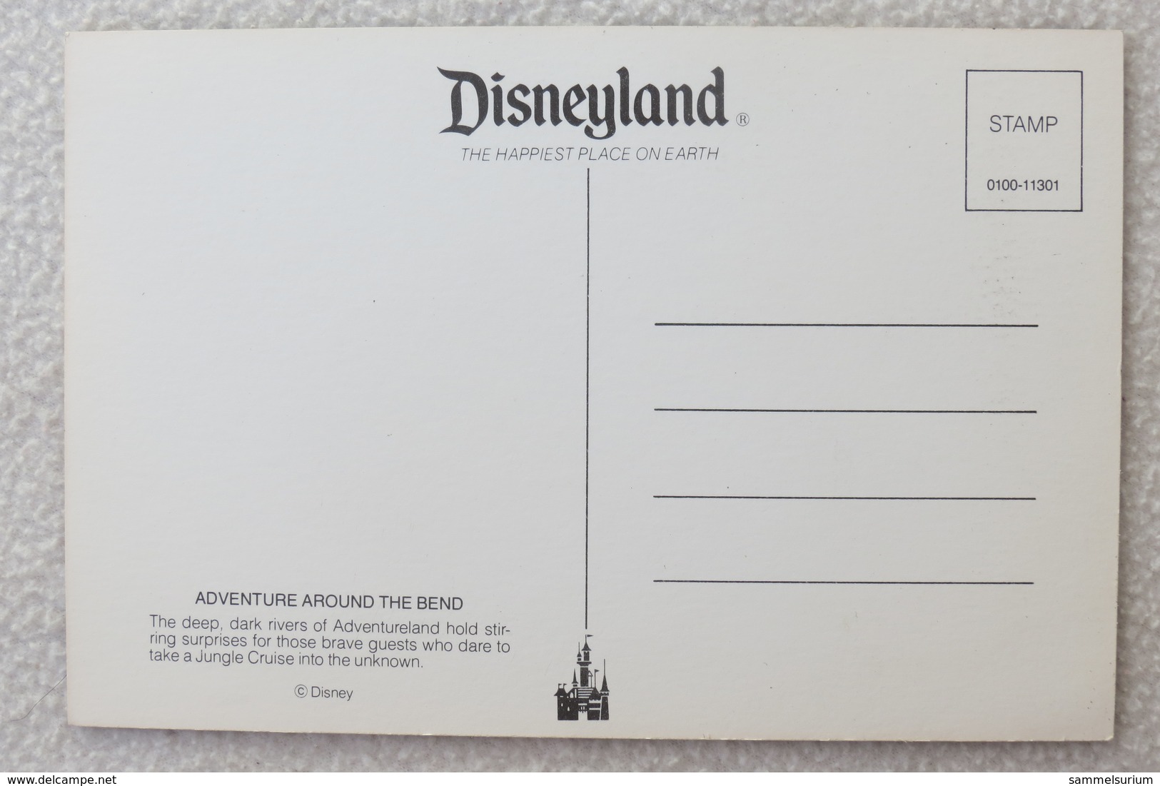 (10/2/67) AK "Disneyland" Adventure Around The Bend - Anaheim