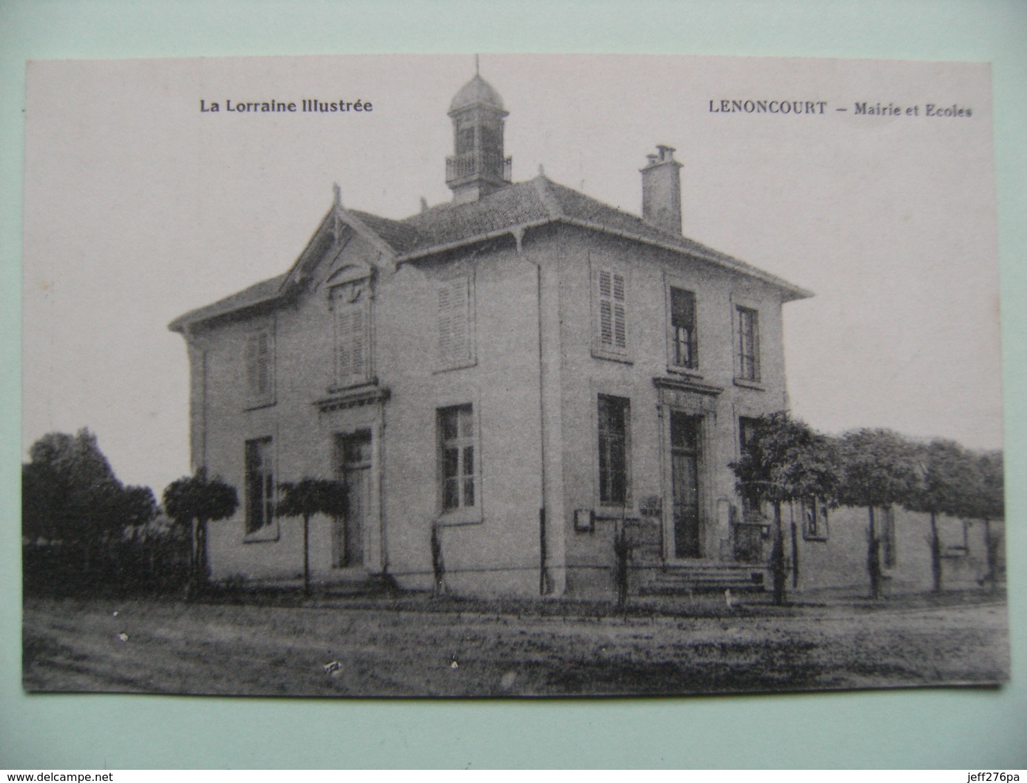 CPA 54 Lenoncourt - La Mairie Et L'Ecole - Vue D'ensemble  A Voir ! - Autres & Non Classés