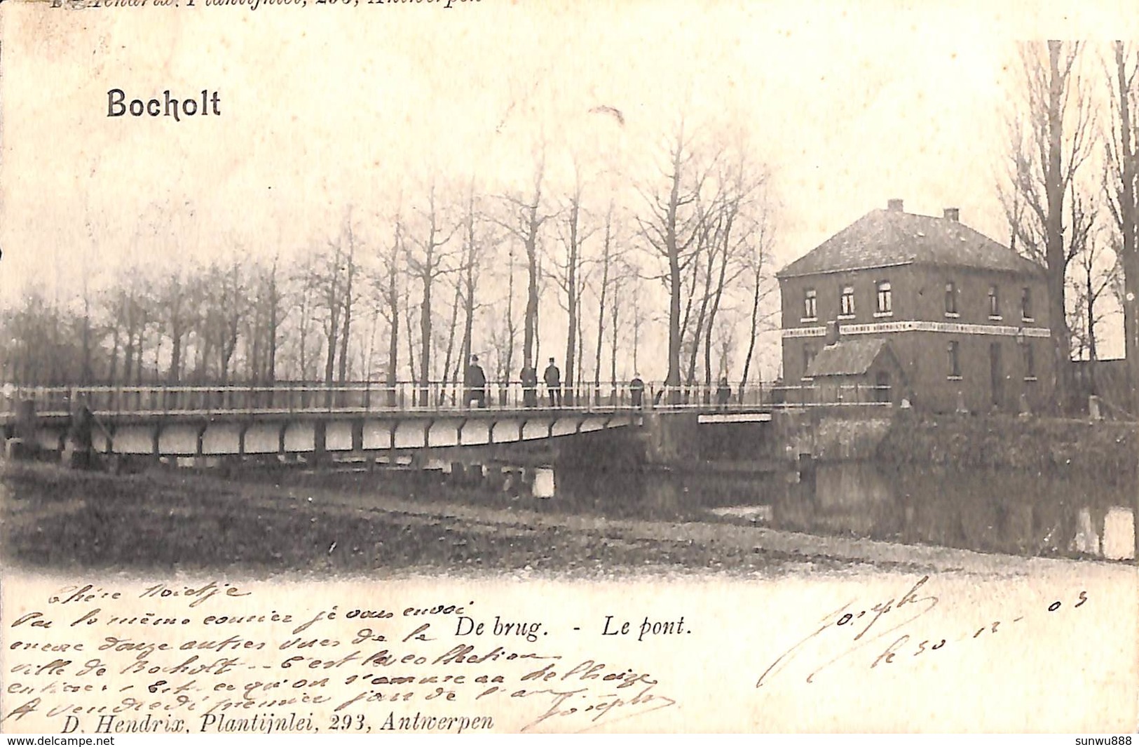 Bocholt - De Brug - Le Pont (animation, D. Hendrix, 1903) - Bocholt
