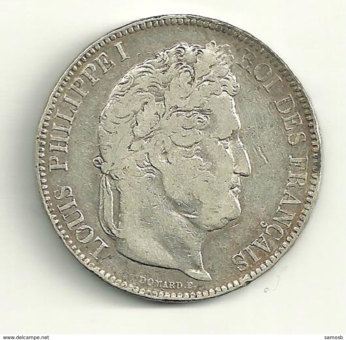 5 F Louis-Philippe Ier 1843 W - Altri & Non Classificati