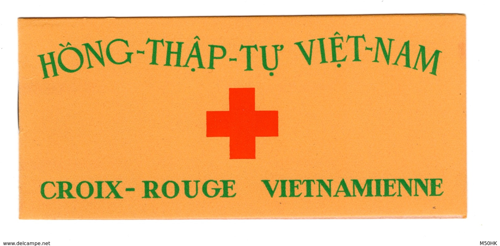 Vietnam - Carnet Tres Frais (0 Adherence) De 16 Exemplaires N** YV 17 Croix Rouge - Viêt-Nam