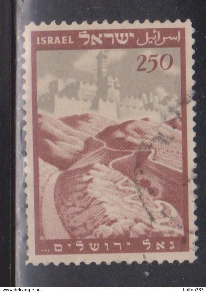 ISRAEL Scott # 24 Used - Used Stamps (without Tabs)