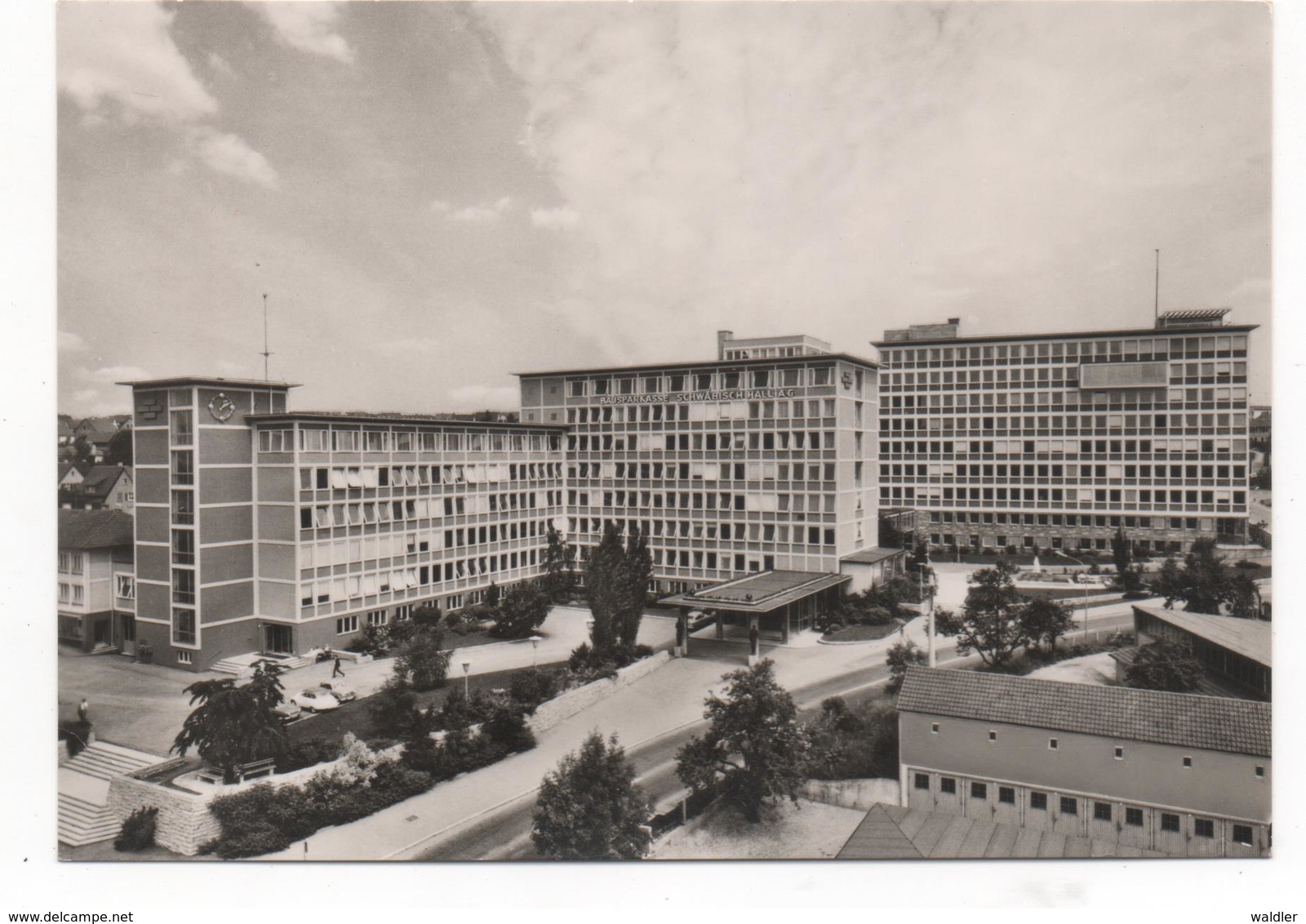7170  SCHWÄBISCH HALL, VERWALTUNGSGEBÄUDE DER BAUSPARKASE  1968 - Schwaebisch Hall