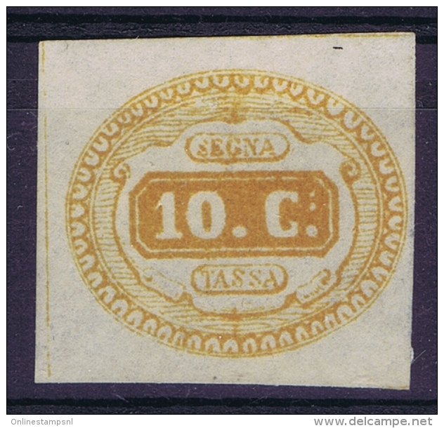 Italy  Sa 2, Mi  1 MH/* Flz/ Charniere - Postage Due