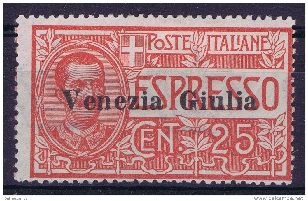 Italy  Espresso  Sa 1, Mi  1 MH/* Flz/ Charniere - Vénétie Julienne