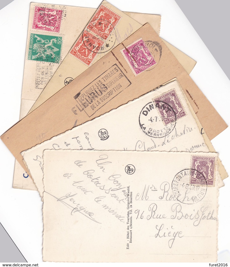 PETIT SCEAU :  6 Cartes - 1935-1949 Small Seal Of The State